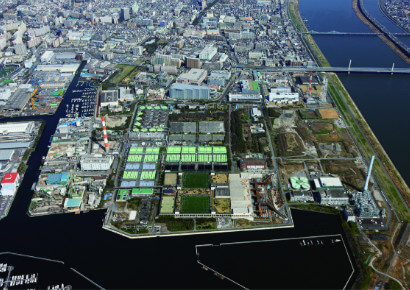 東京都砂町下水処理場
