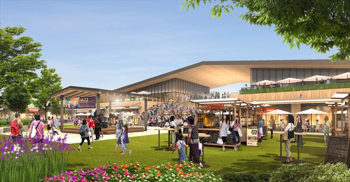 「(仮称)三井アウトレットパーク 岡崎」建築工事が着工しました