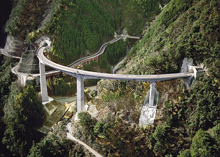 Obatani Loop Bridge, National Highway Route 169