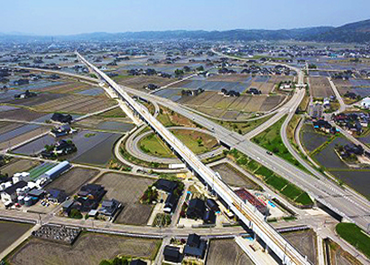 Kaihotsu Viaduct, Hokuriku Shinkansen