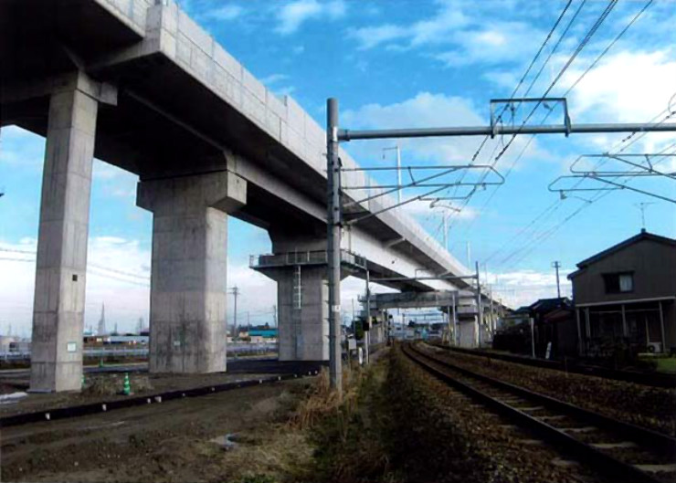 NIshikitadai Viaduct, Hokkaido Shinkansen