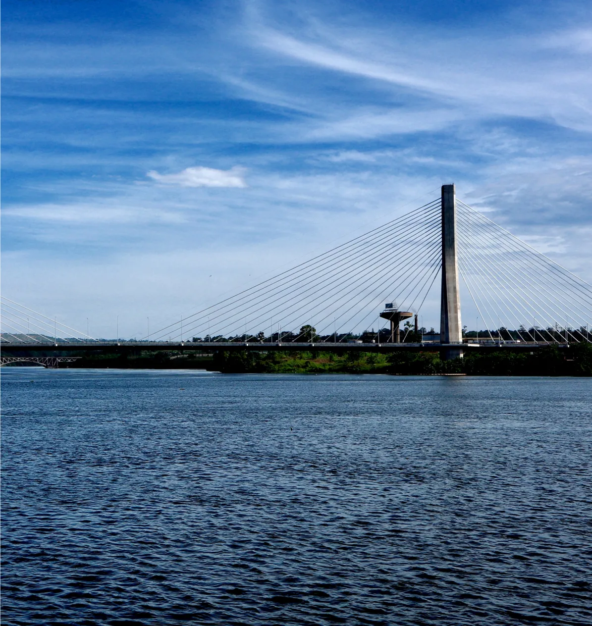 ウガンダ ナイル川源流橋