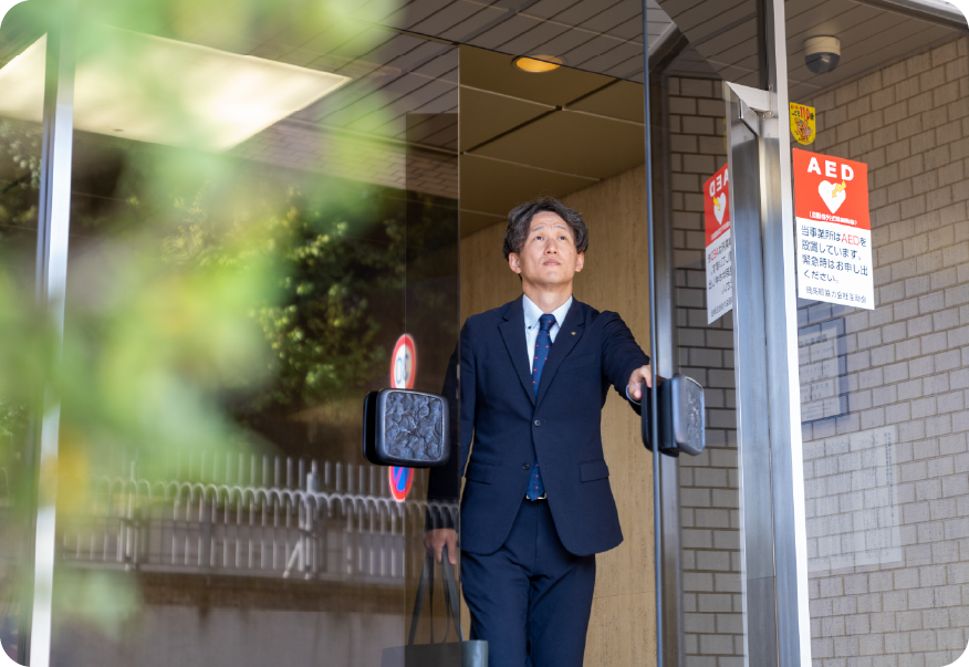 東京支社営業第三部課長長田有司さん（2021年入社）