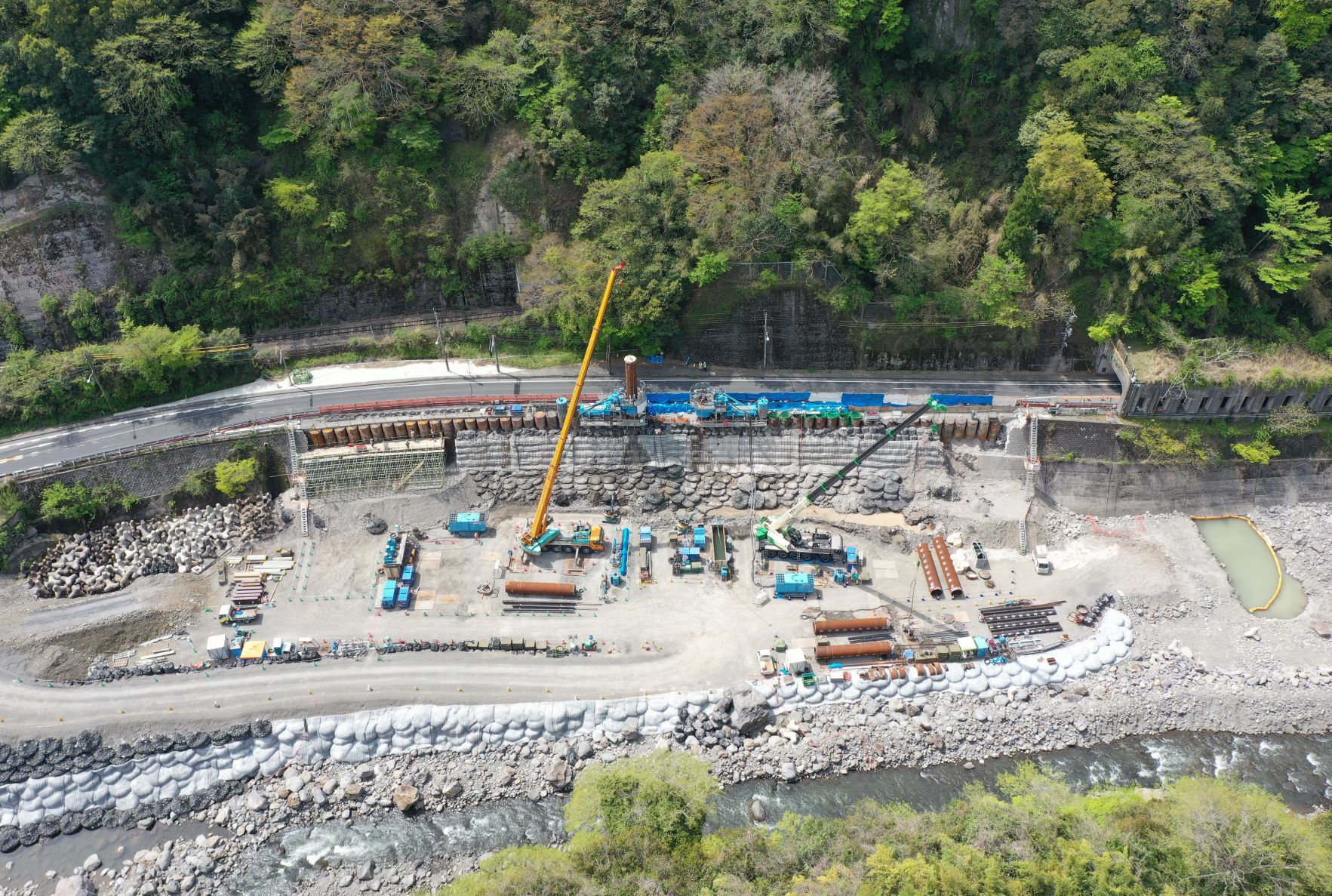大分210号赤岩東地区災害復旧工事