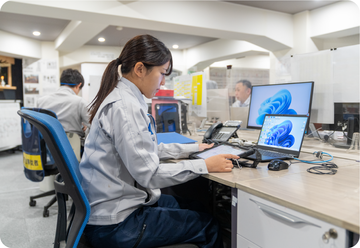 東京支社建築部建築課宮田由綺さん