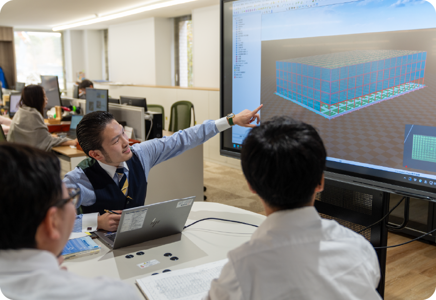 東京本社設計統轄部構造設計部中村光さん（2018年入社）