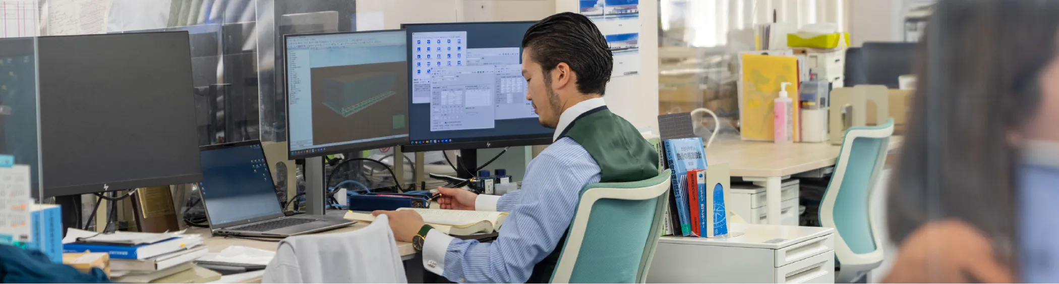 東京本社設計統轄部構造設計部中村光さん（2018年入社）