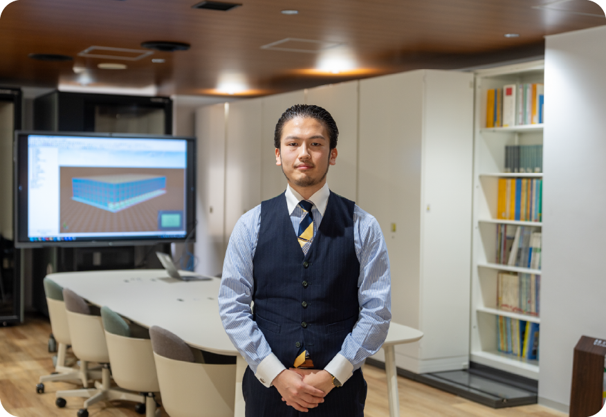 東京本社設計統轄部構造設計部中村光さん（2018年入社）