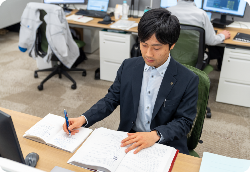 東京本社設計統轄部設備設計部川井直さん（2018年入社）