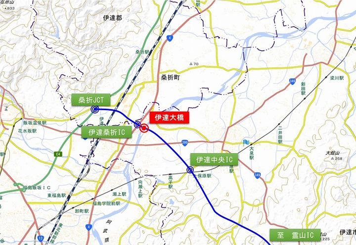橋梁位置図