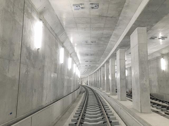 Construction of Underground Railway in North Second Construction Area, Tokaido Branch Line