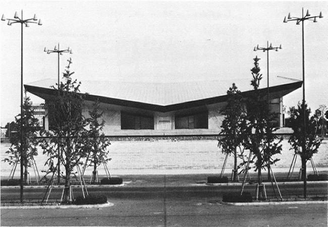 Indoor Ball Coat Building and No.1 Play Field of <br>Tokyo Komazawa Olympic Facilities