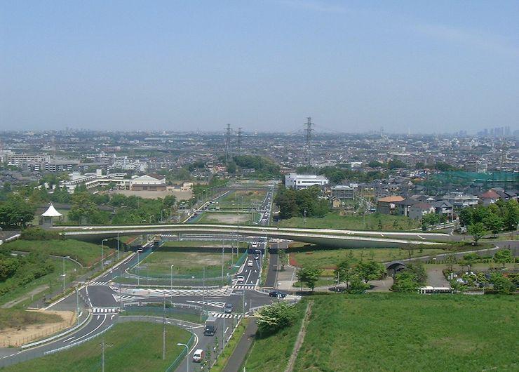 くじら橋(稲城中央公園連絡橋)