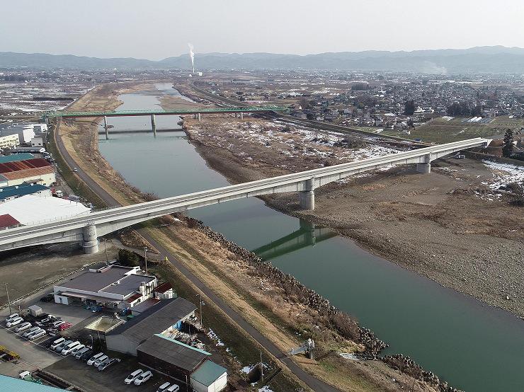 Abukuma River Bridge (Date Bridge), Tohoku-Chuo Expressway